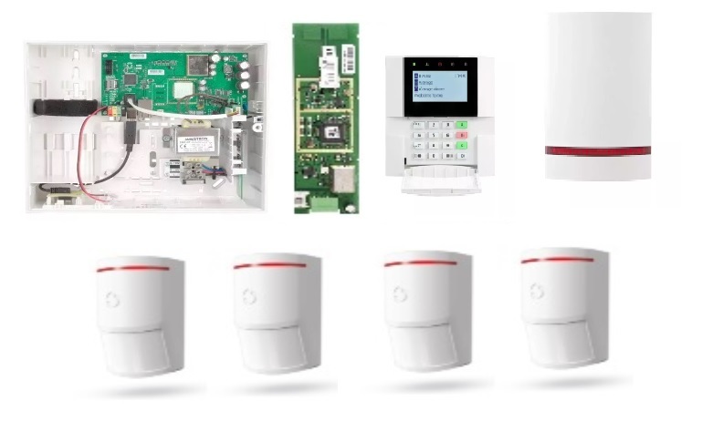 Optimo Z-1 Zestaw alarmowy bezprzewodowy z 4 czujnikami ruchu 